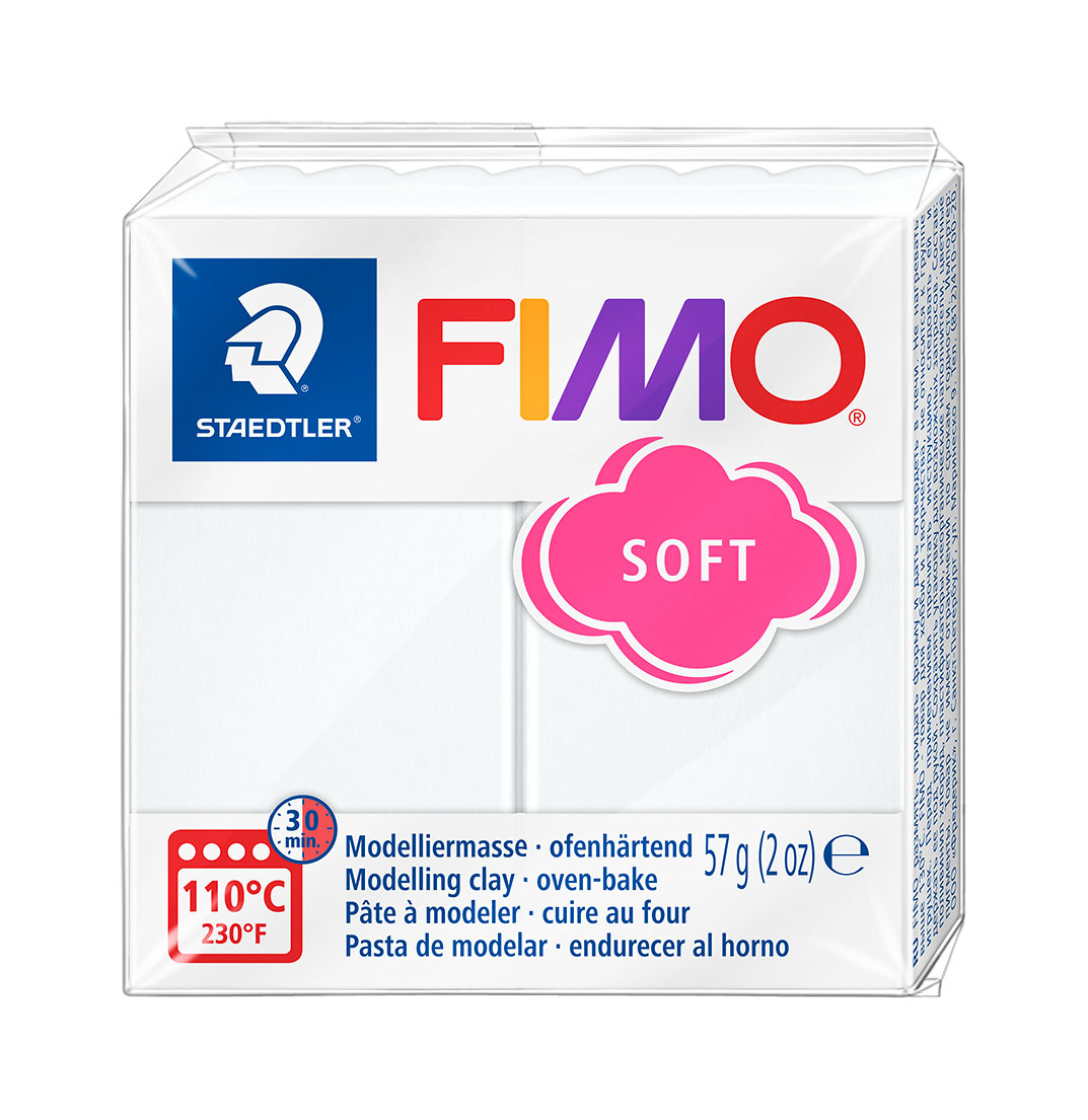 Modelliermasse  FIMO® soft nachtleuchtend Fimo Knete Modellieren Fimo 8020-04 